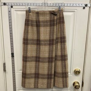 Elegant, Plaid, Vintage, Retro, Mad Men,  Midi, Wool, Winter, Office, School